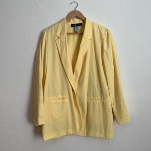 Muted Yellow Blazer, Sag Harbors, Size 16